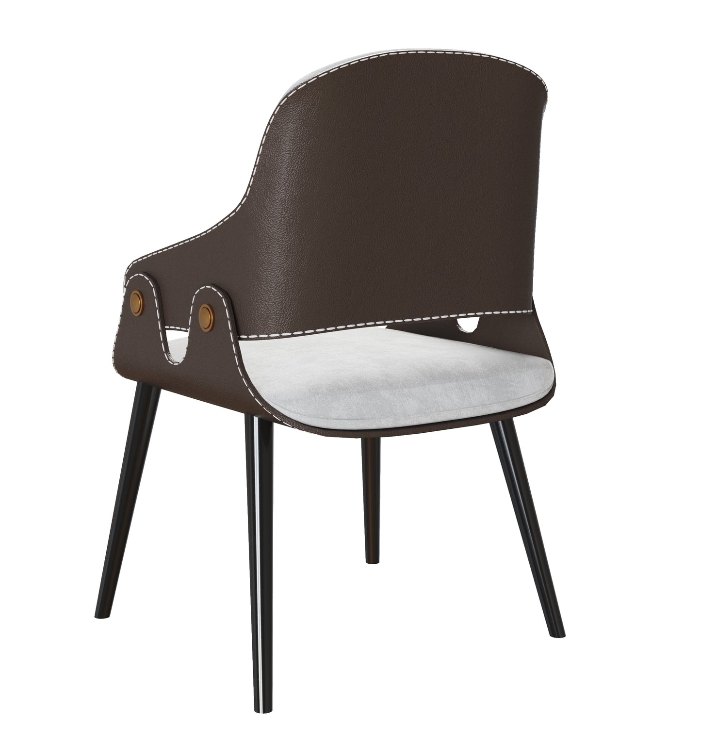 Nordic Artificial Leather Dining Chair