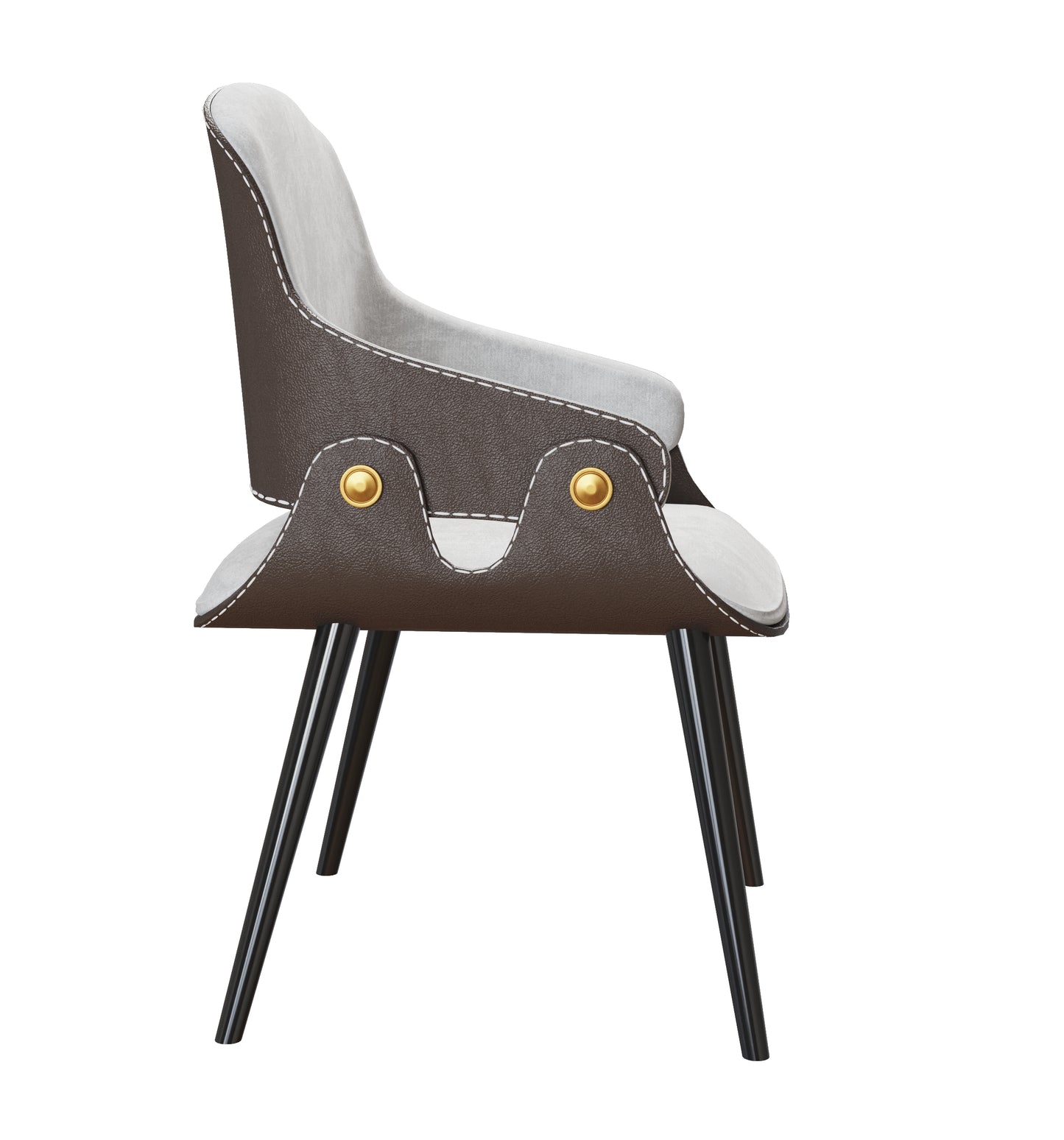 Nordic Artificial Leather Dining Chair